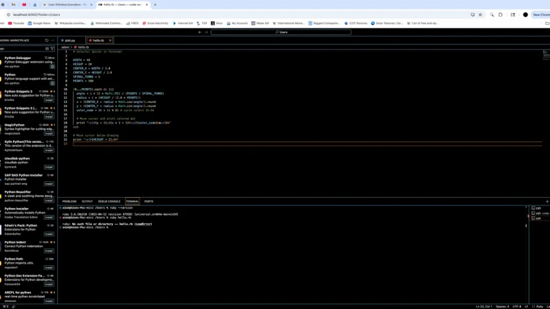 Code editor on a developer's screen