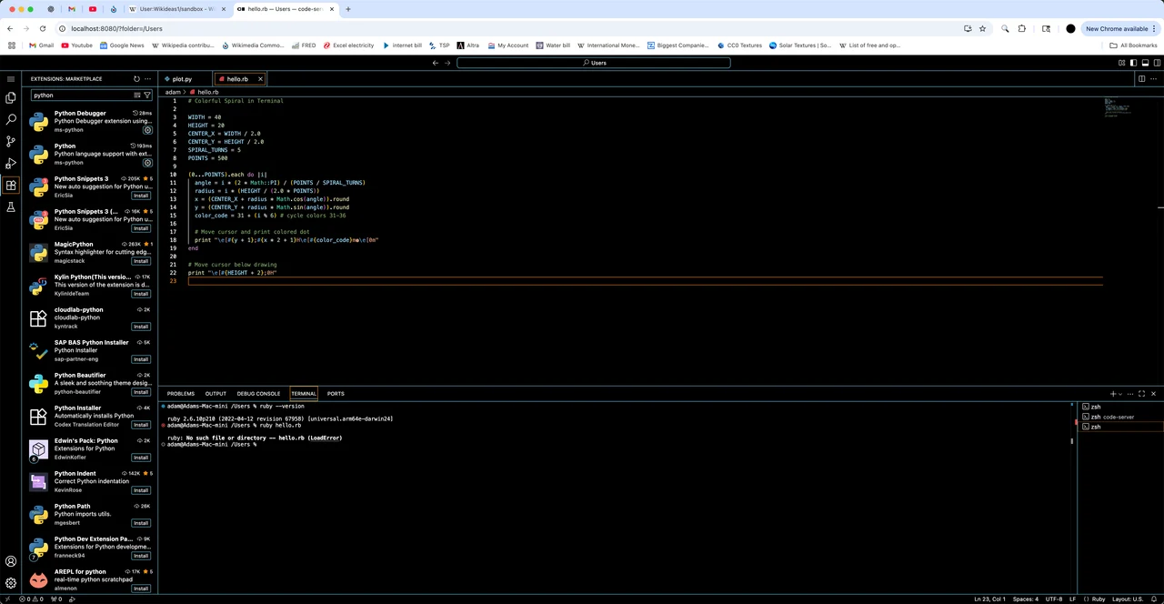 Code editor on a developer's screen