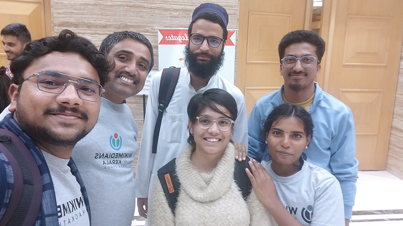 Group of developers at a hackathon