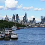 The Thames and the London skyline