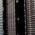 Rows of cloud servers